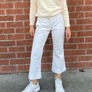 Theory cropped flare leg pants sz 2